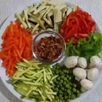 ماکارونی سبزیجات