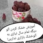 خشک کردن الو قرمز