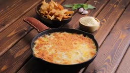 دیپ پنیر با چیپس لازانیا