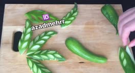 آموزش گلبرگ با خیار