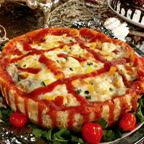 کیک پیتزا سه سوته