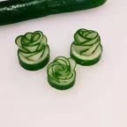 تزئین خیار ، ساده و شیک