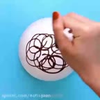تزئین با شکلات ایده