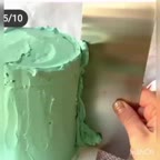 دیزایین کیک سبز