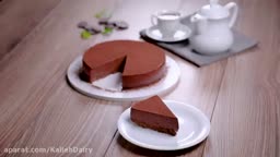 چیز کیک تریپل چاکلت