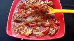 خورشت بادمجان باگوشت قلقلی