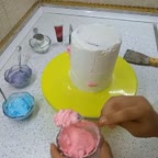 تزیین کیک (مدل بنتو)