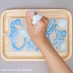 تزئین کیک دریایی