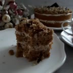 کیک نسکافه با کرم پنیری