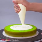 تزئین کیک و تارت میوه ای