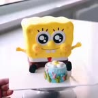 تزیین کیک باب اسفنجی