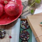 شکلات دست ساز مغزدار