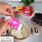 کیک موزائیکی یخچالی